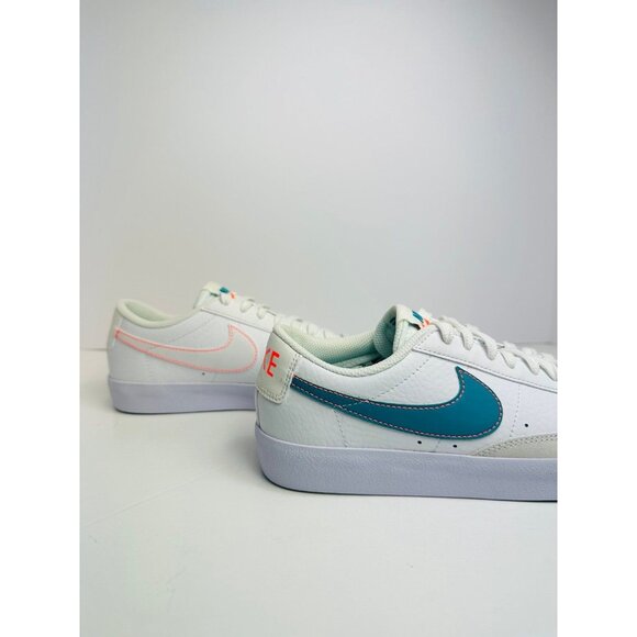 6.5Y Nike Blazer Low casual shoes ‘White Aquamarine’ DA4074 122 - Picture 5 of 7
